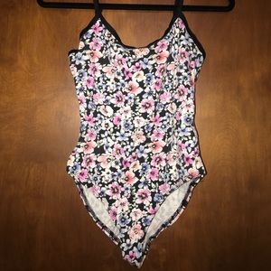 Flower Pattern Bodysuit